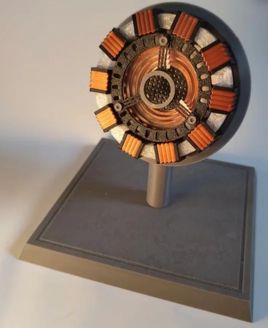 Iron Man Arc Reactor CAD Reconstruction
