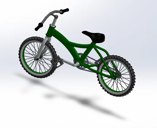 Simplified CAD Bicycle