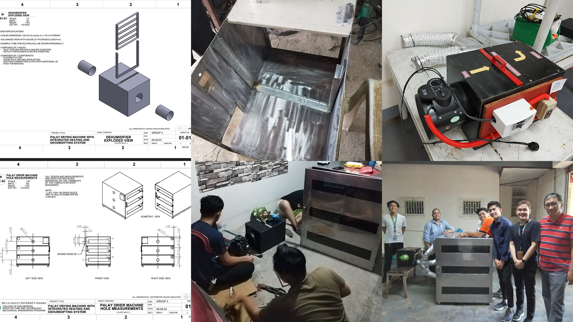 Design and Fabrication of Palay Drying Machine with Heating and Dehumidifying Prototype