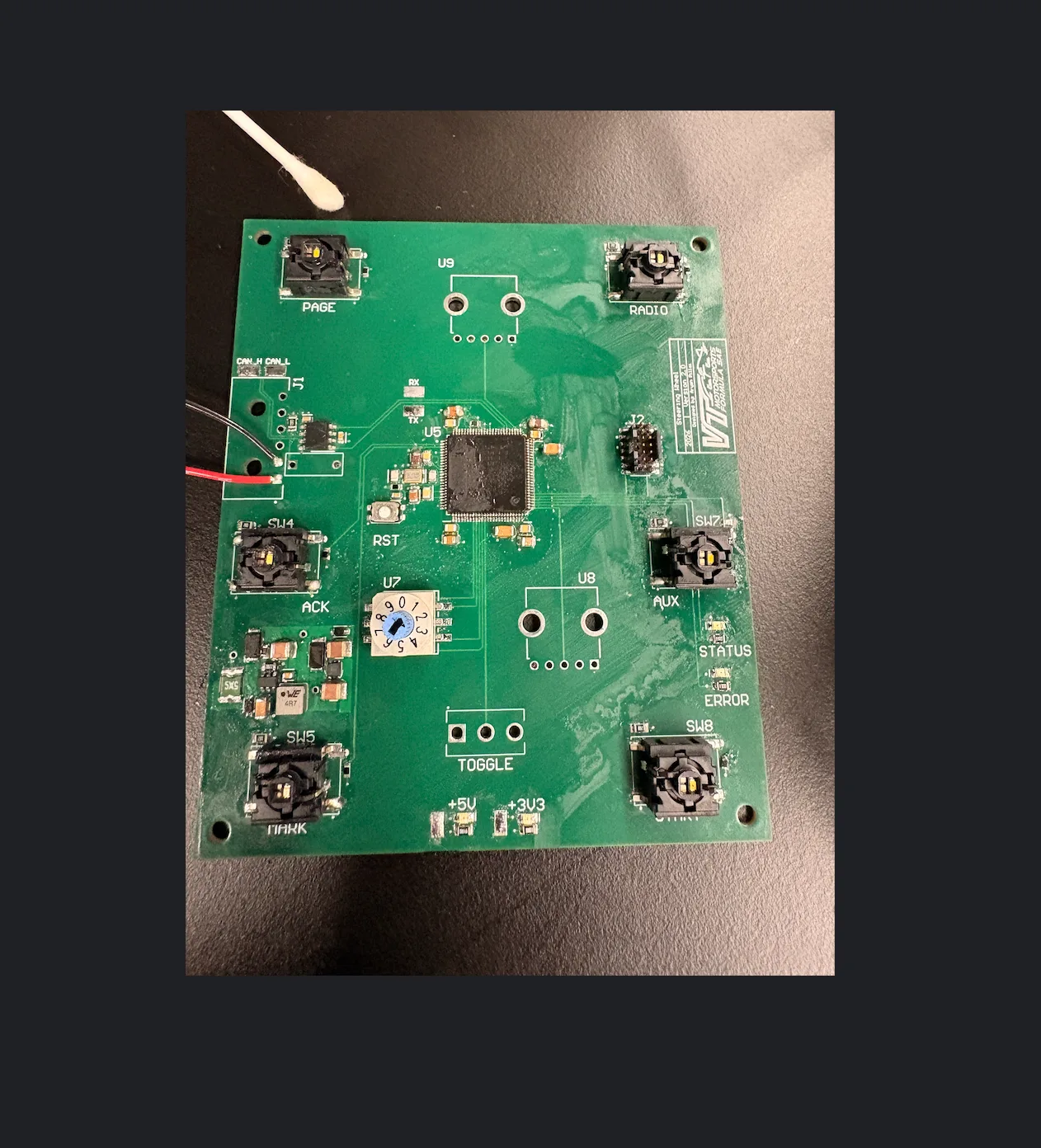 FSAE Steering Wheel Controller