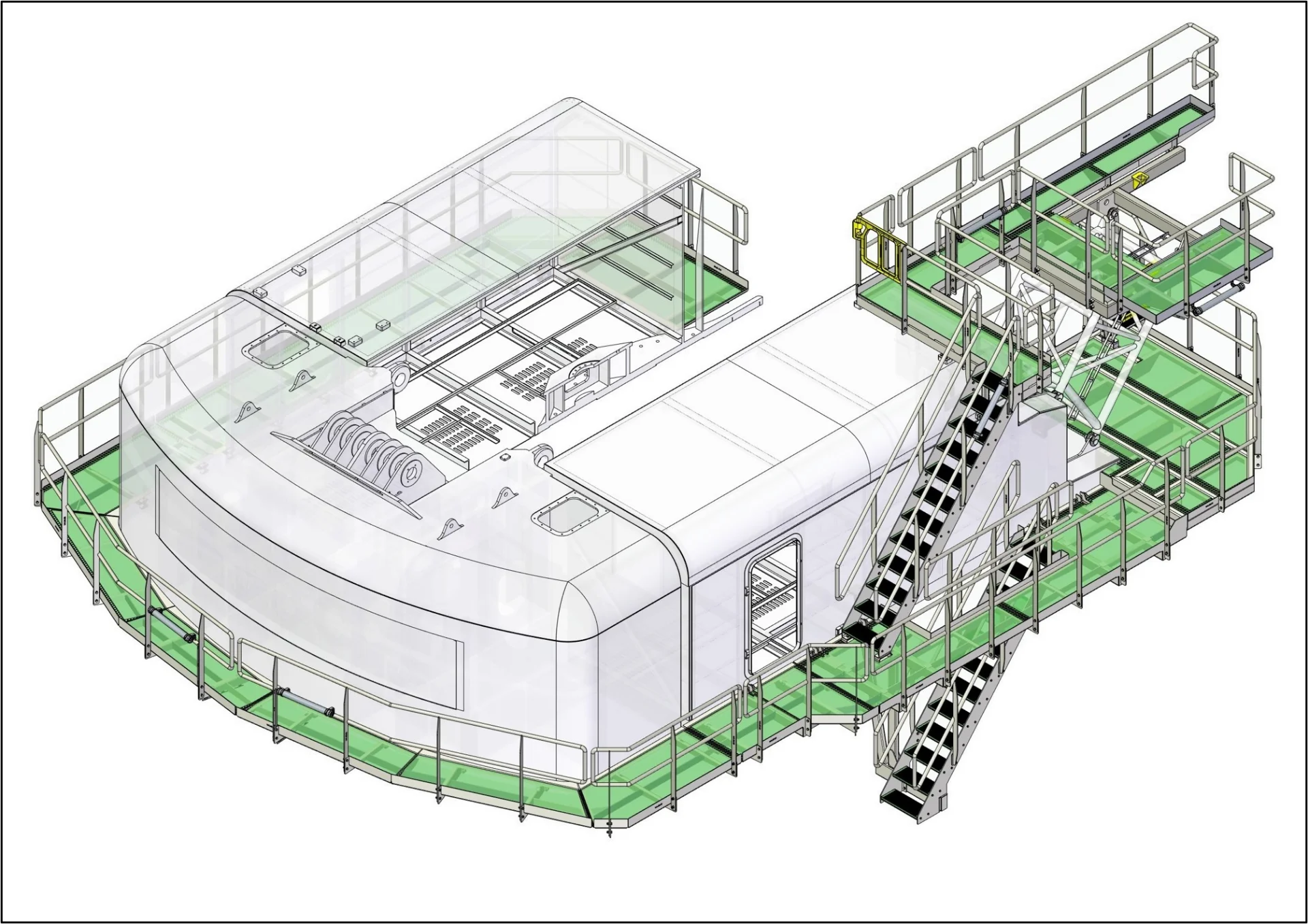 Mteck Crane Engineering Walkways