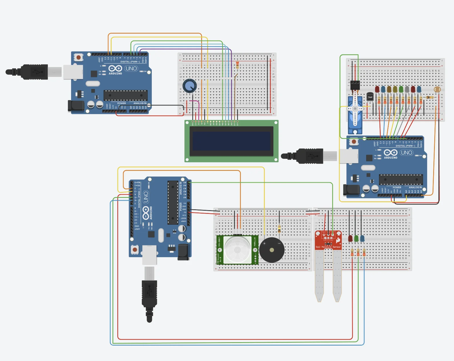 Smart Greenhouse Sensor Integration Project