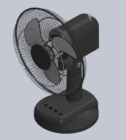 Oscillating Fan CAD Model