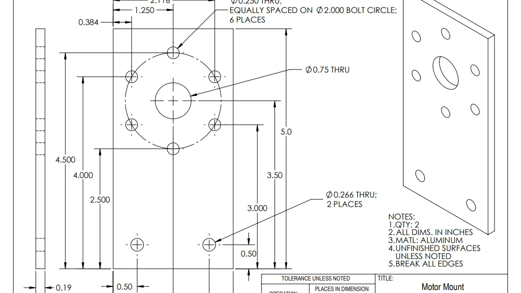 CAD Drawing Sample