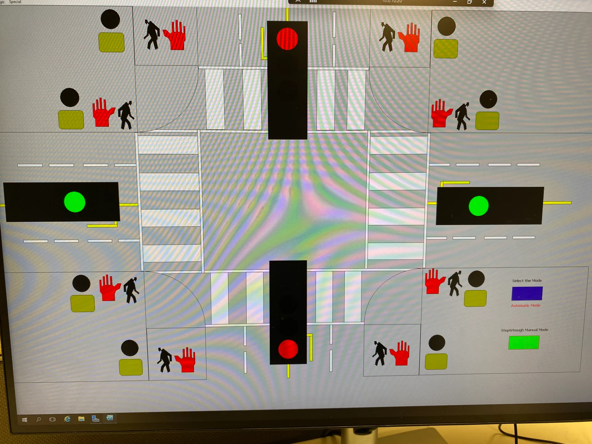 Traffic Light PLC Simulation