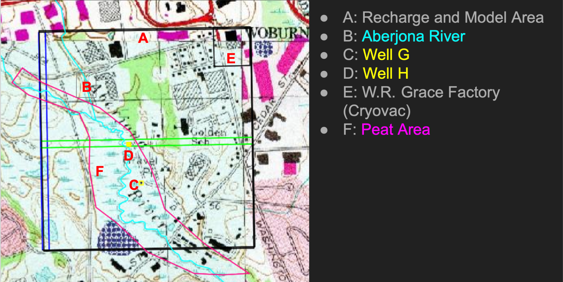 CSU Chico Groundwater Hydrology Capstone - Hydrologic Analysis of the Groundwater Contamination in Woburn, MA