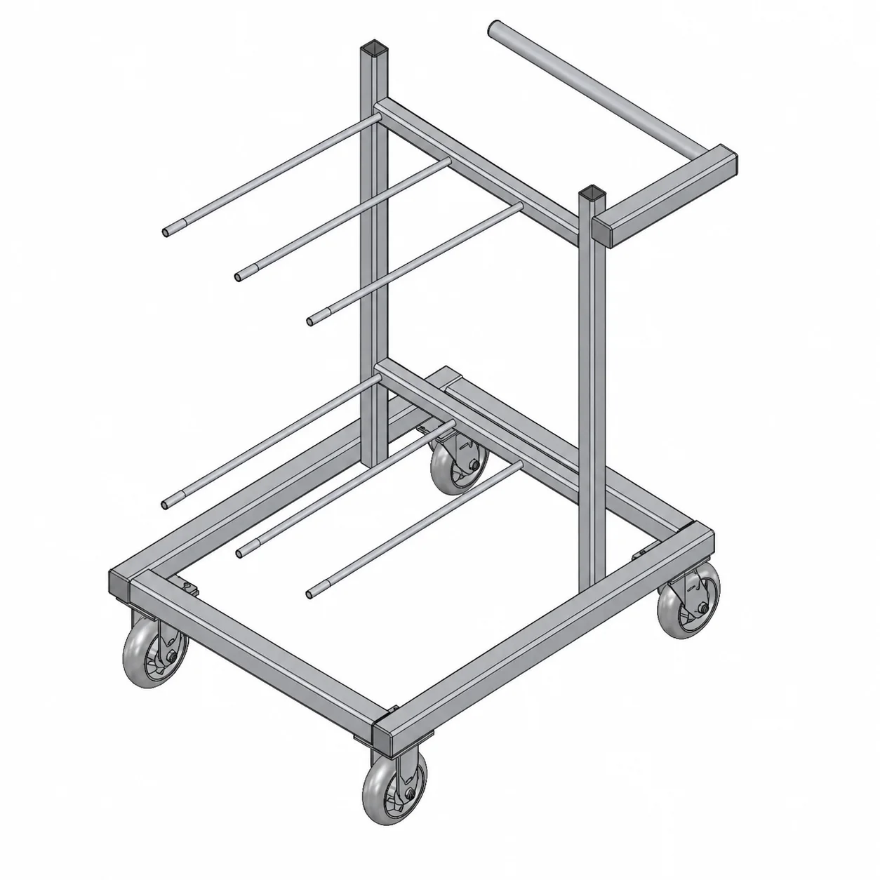 WIP Material Handling Cart