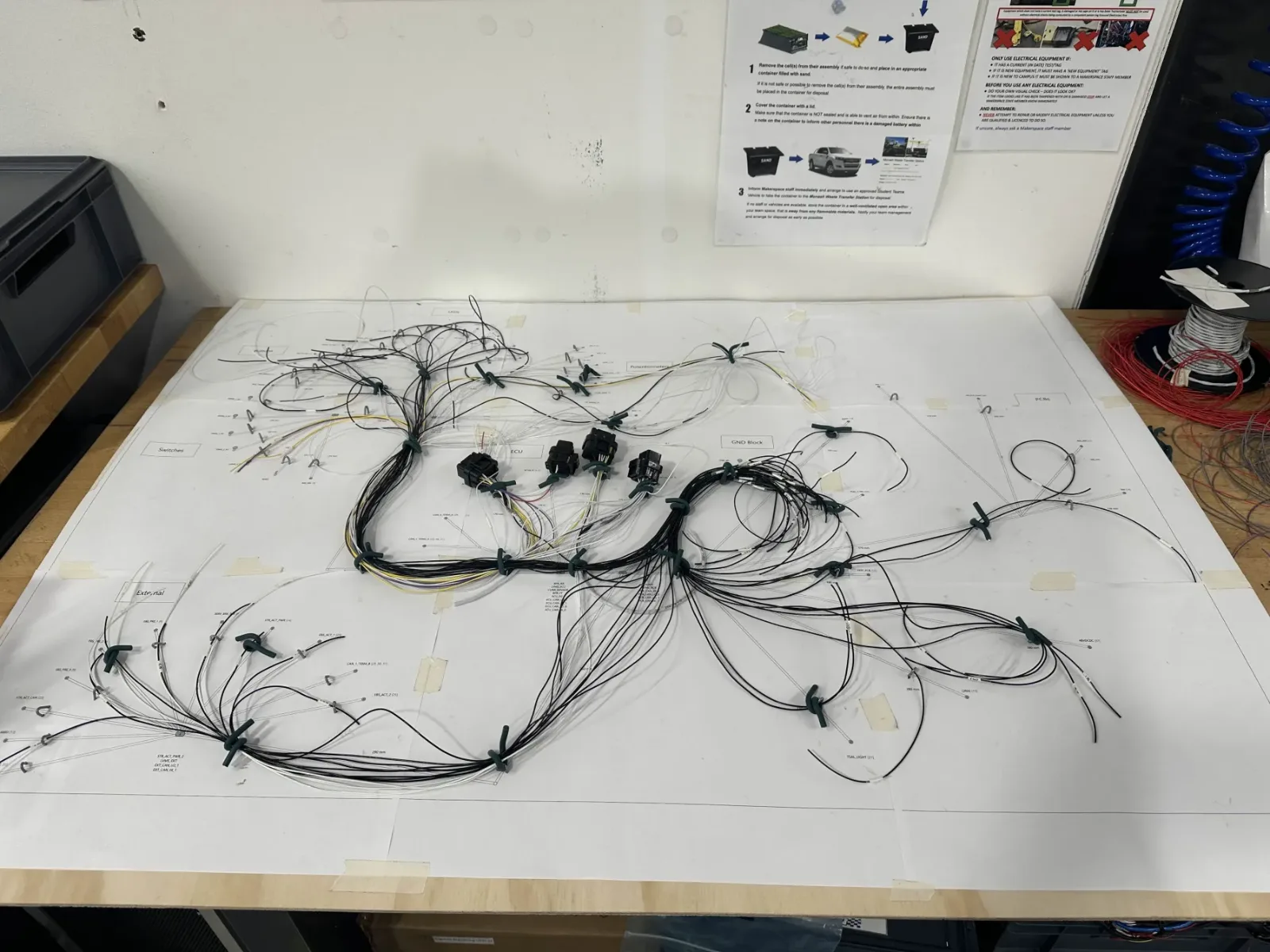 Design of Wiring Harness for Hardware-in-the-Loop Testing Rig