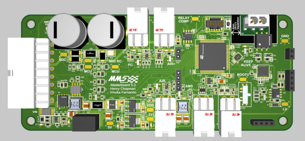 BMS Master Controller PCB
