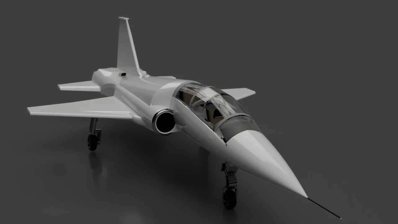T-38 Talon Scale Model: Commissioned Diorama Piece