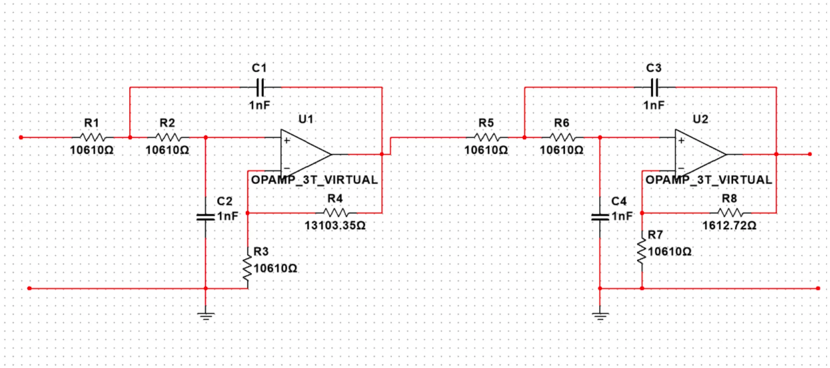 4th Order Butterworth Low-Pass Filter Design