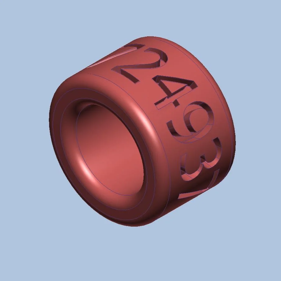 Client 9 - Custom Free-Flight Avian Tracking Bands