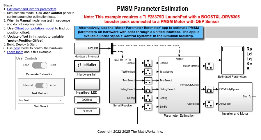 Motor Parameter Estimation Using MATLAB/Simulink