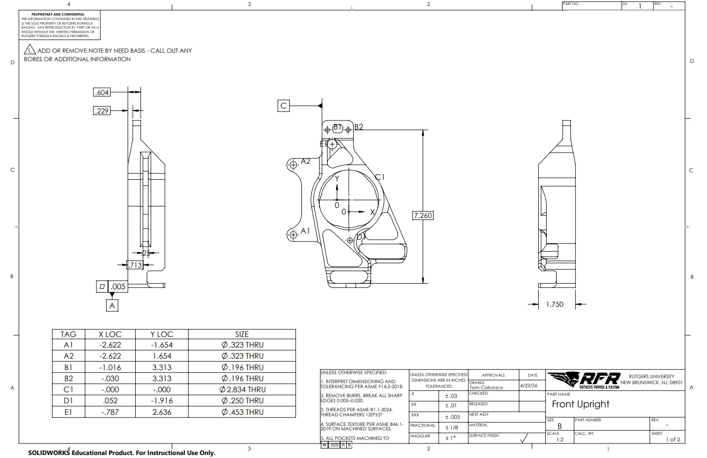 FSAE Work