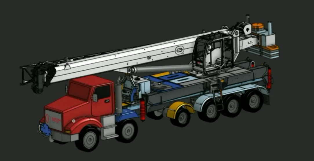 Custom Truck One Source Parametric Cad Model