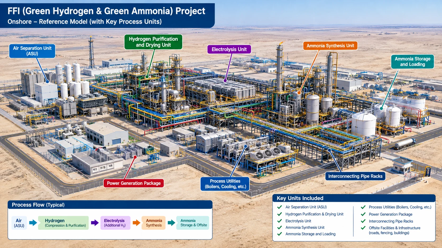FFI PECEM– Brazil | Fortescue Future Industries – Porto do Pecém, Ceará, Brazil | FEED Green Hydrogen & Green Ammonia Plant