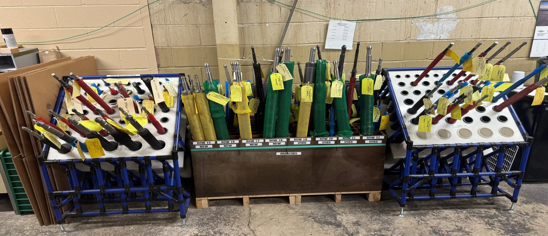 Broaching Tool Storage System