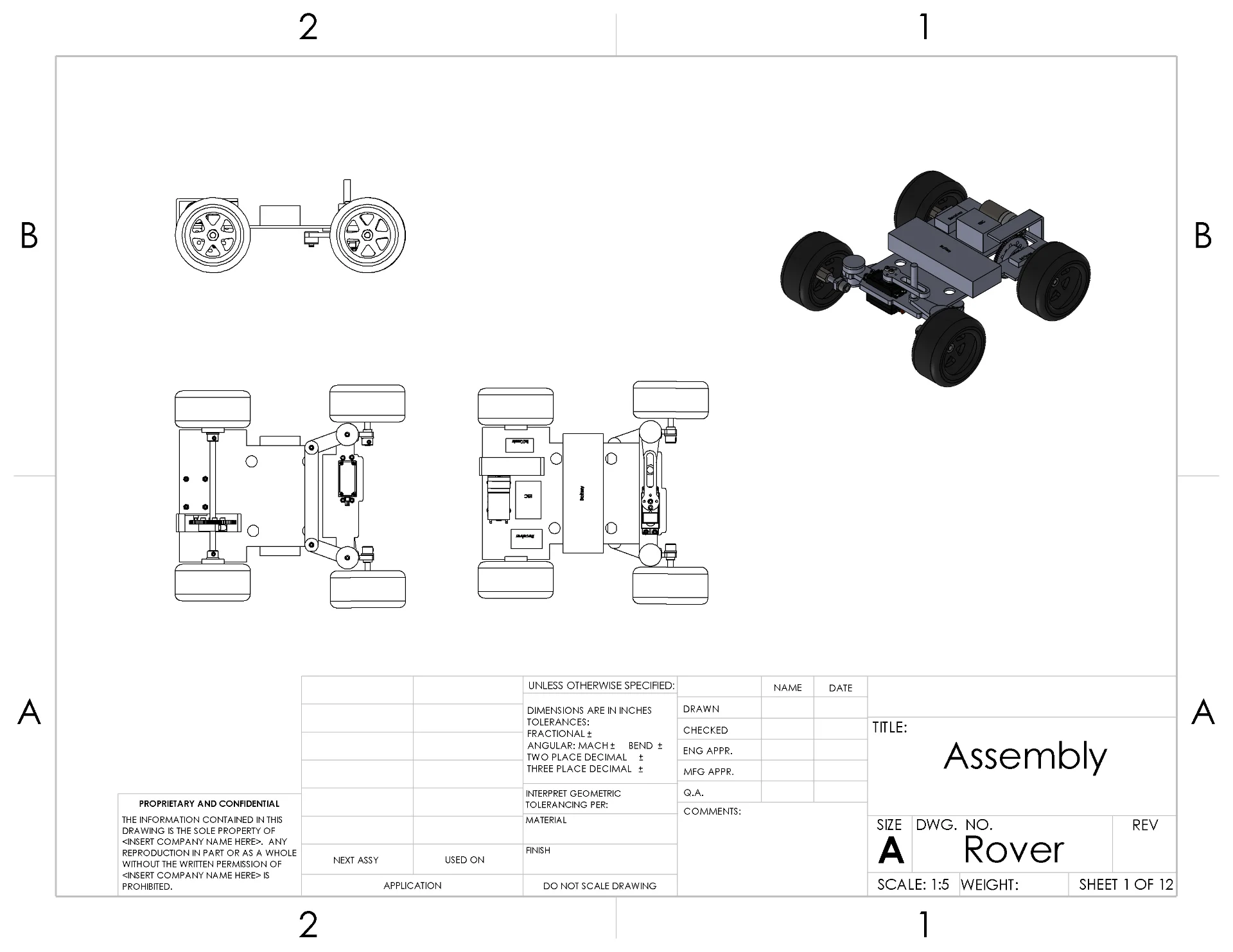 Remote-Controlled Rover
