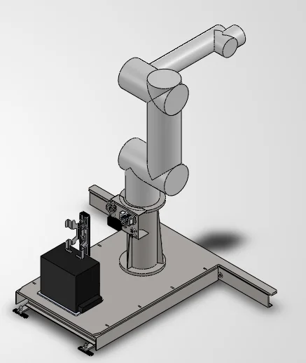 Skid Weldment for Cobot Palletizing