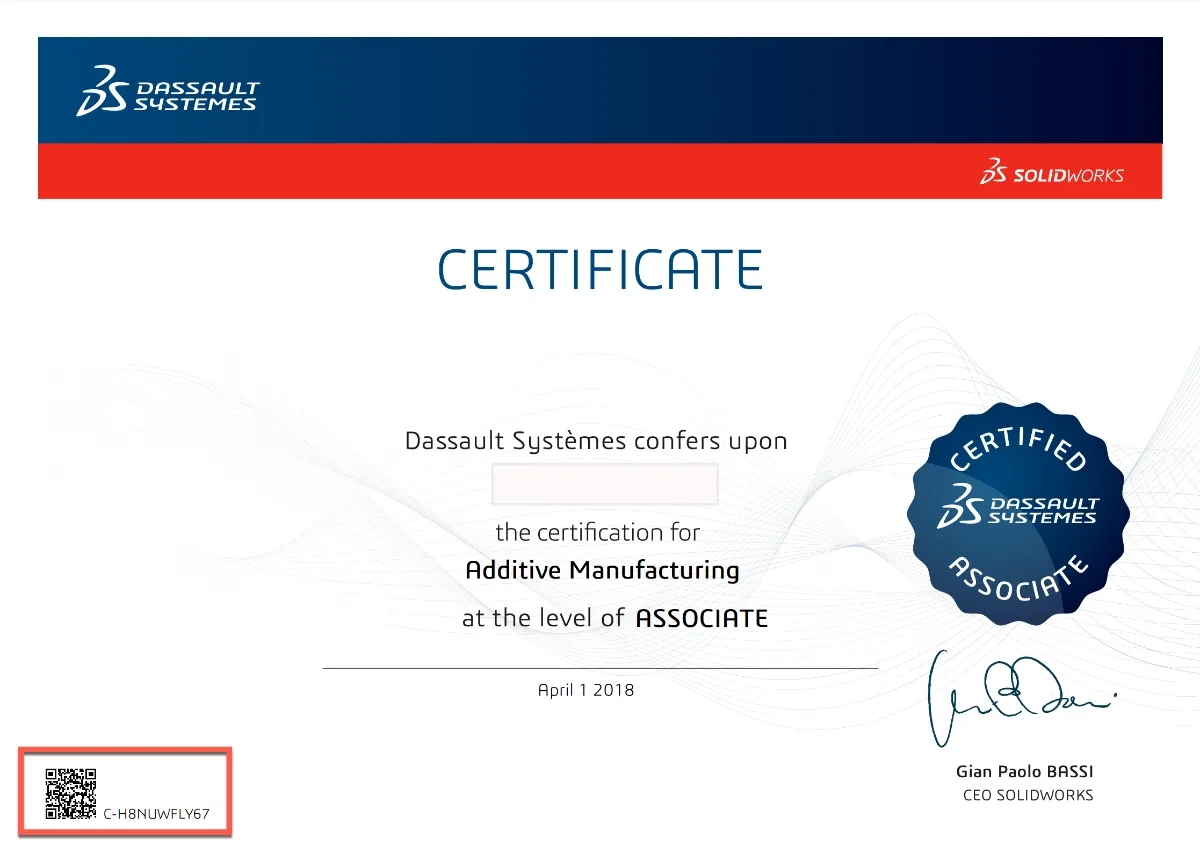 Show off your certifications