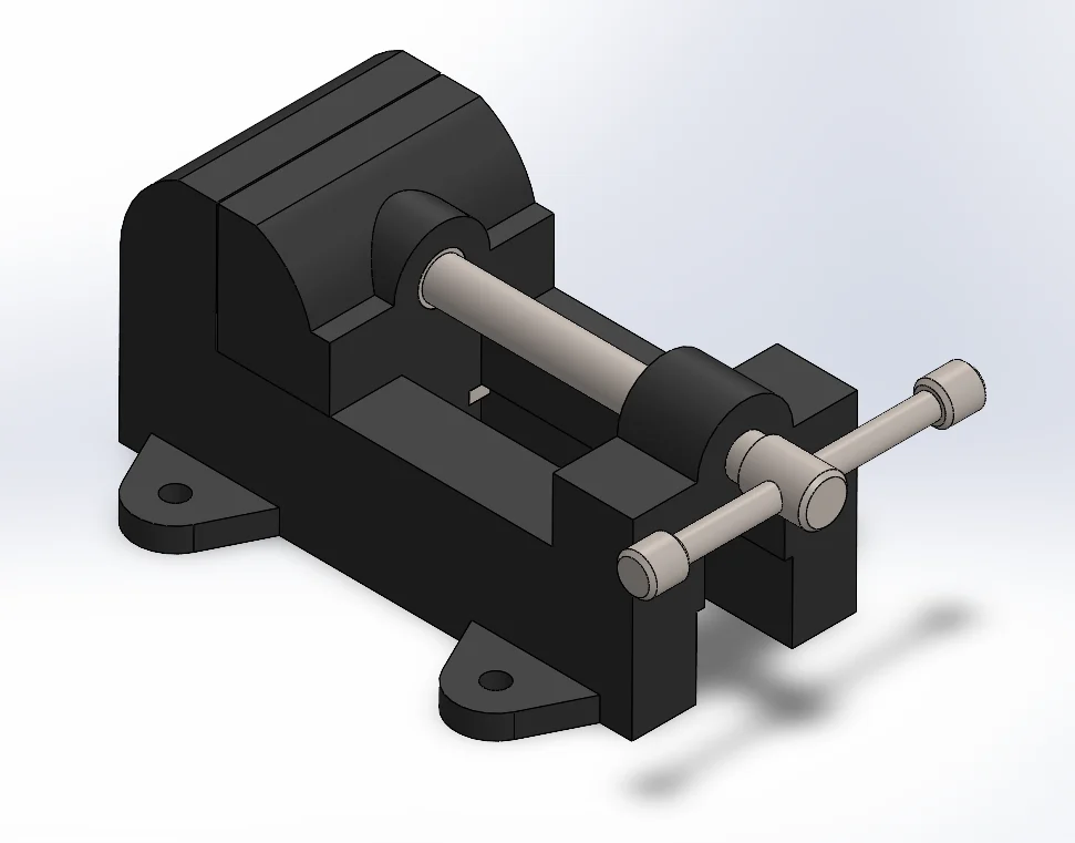 Bench Vise Assembly Design | SOLIDWORKS