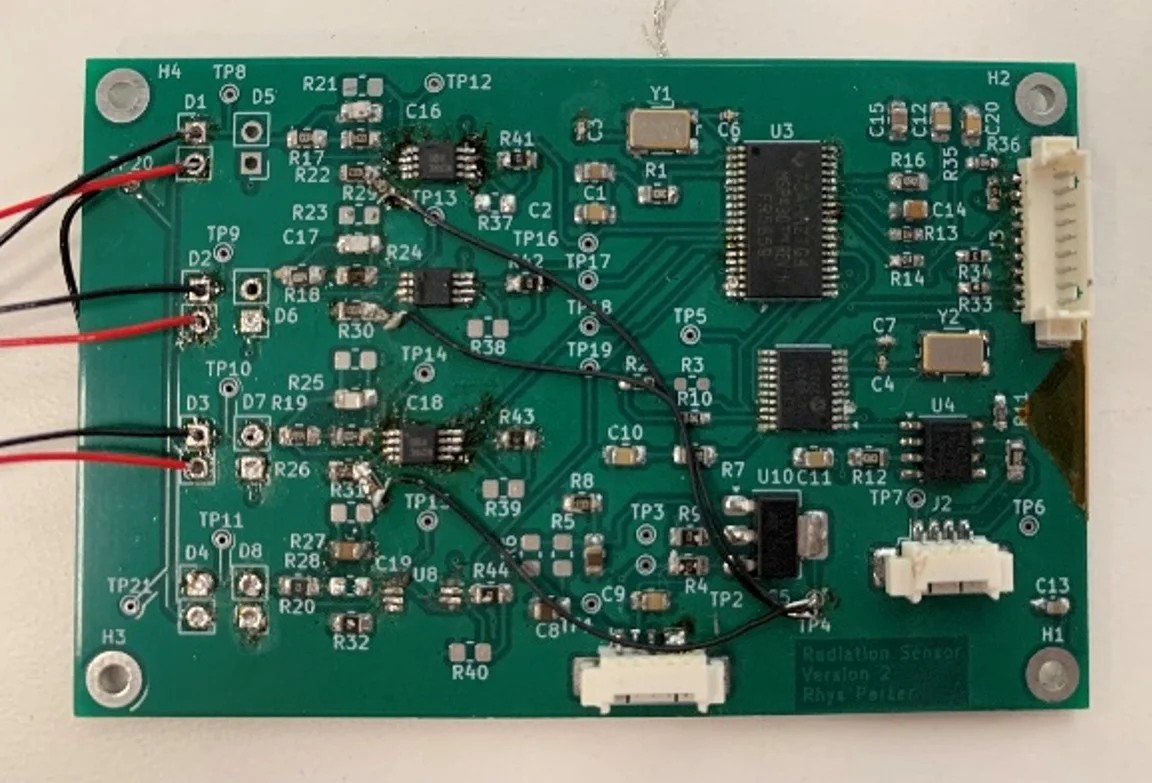 Custom Radiation Dosimetry Payload (Circuit & PCB Design)