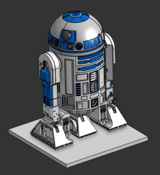 LIFE-SIZE MECHANICAL R2D2