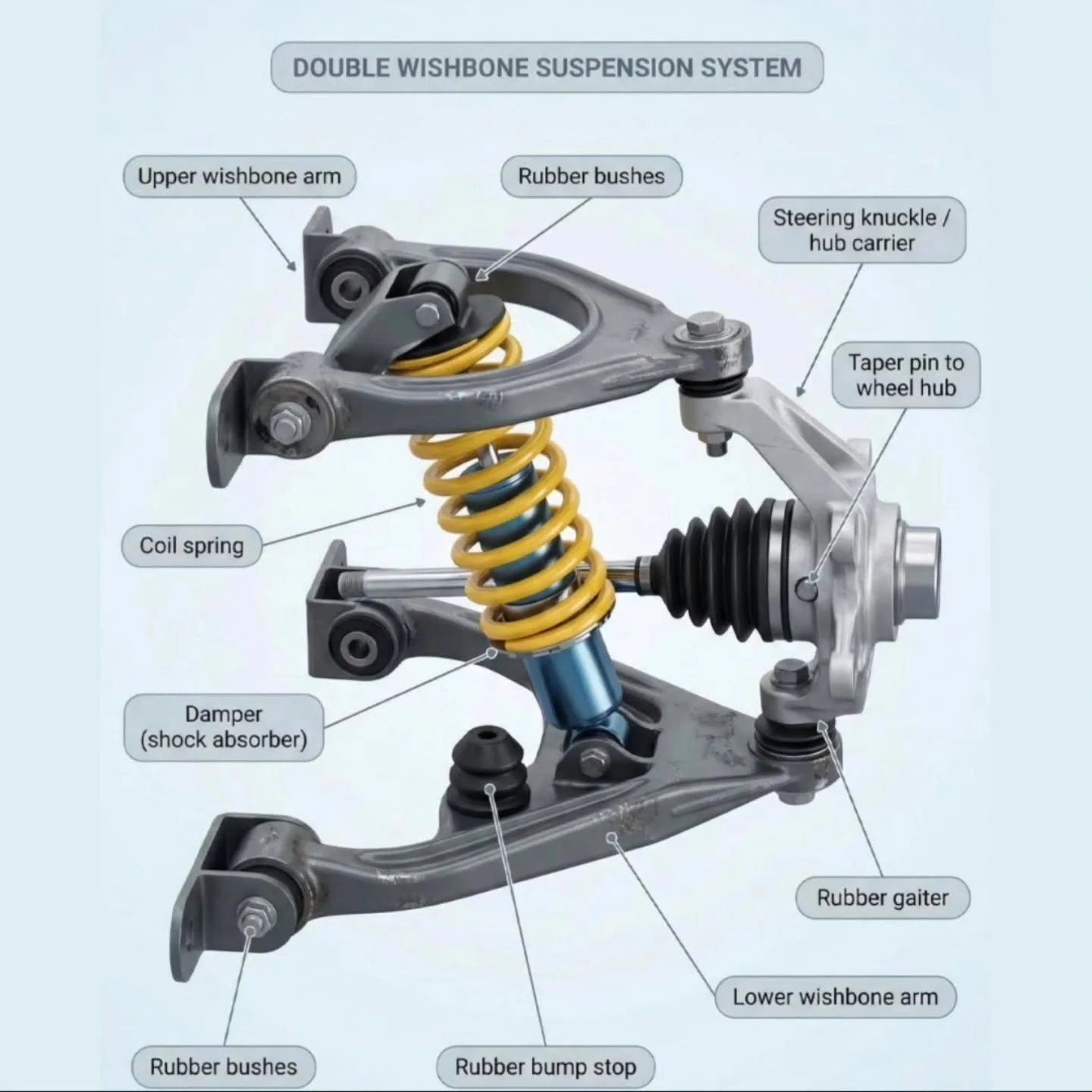 Double Wishbone Suspension 