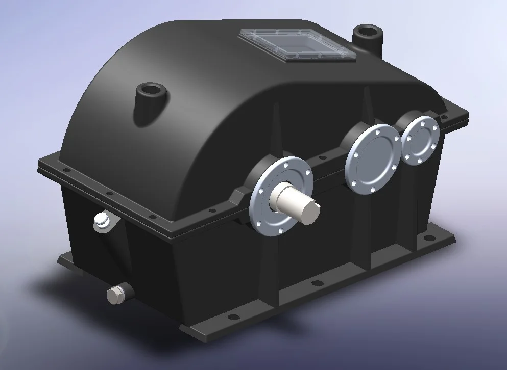 Two-Stage Helical Gearbox Design