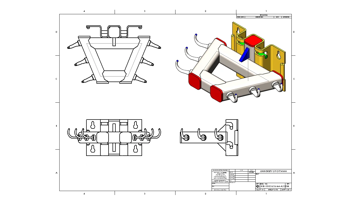 Parametric CAD Modeling & Assembly Design (SOLIDWORKS Examination)