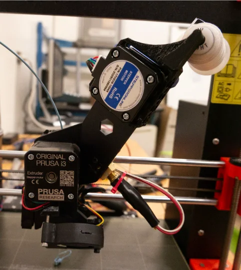 Continuous Fiber Reinforced 3D Printer (Patent Pending)
