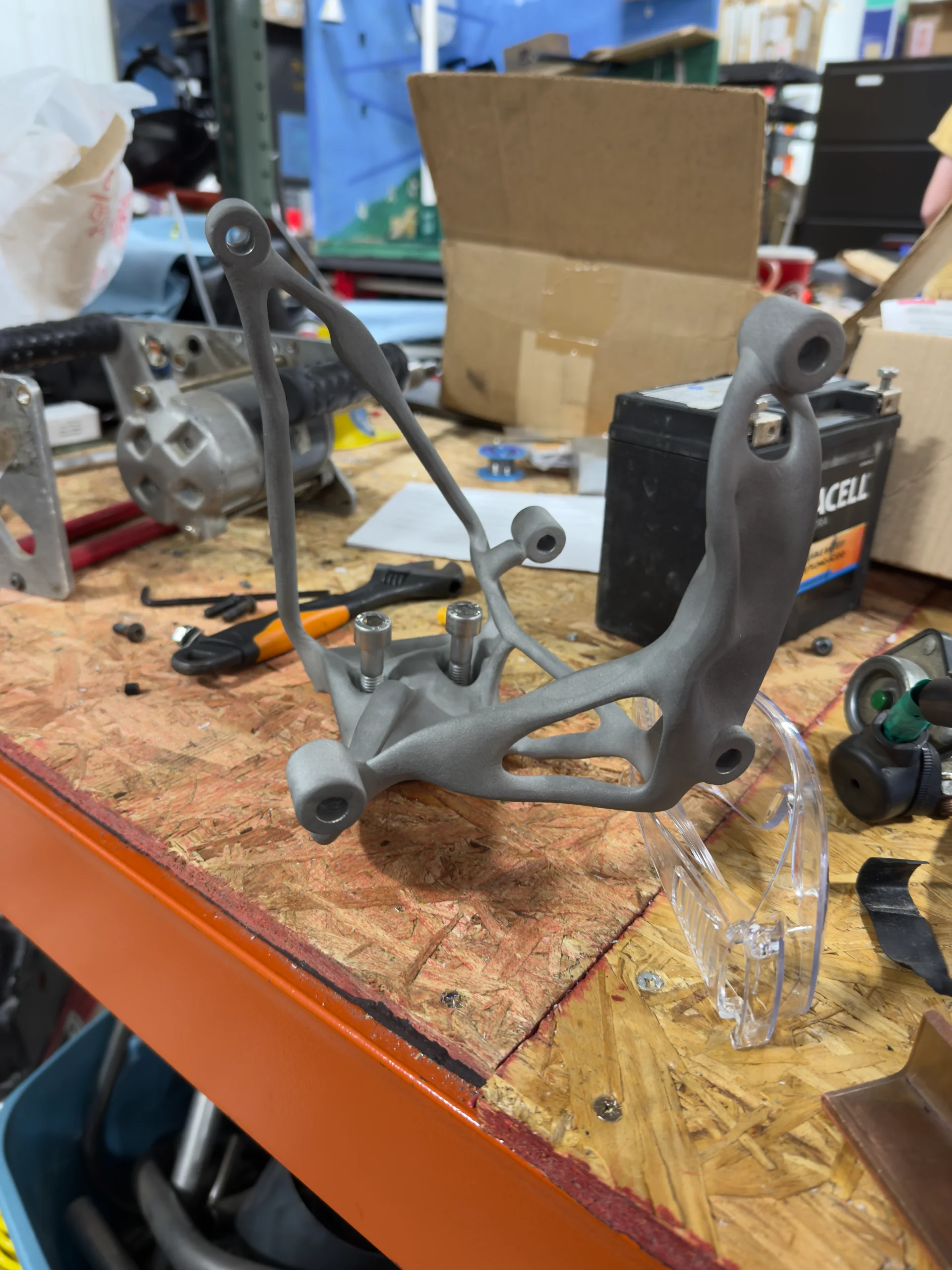 Topology Optimized Motor Mount