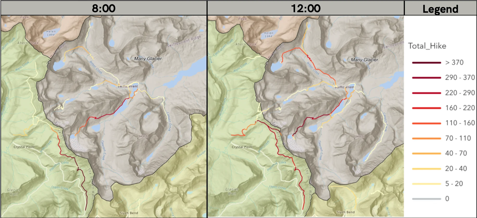 Glacier National Park Visitor Mobility Analysis