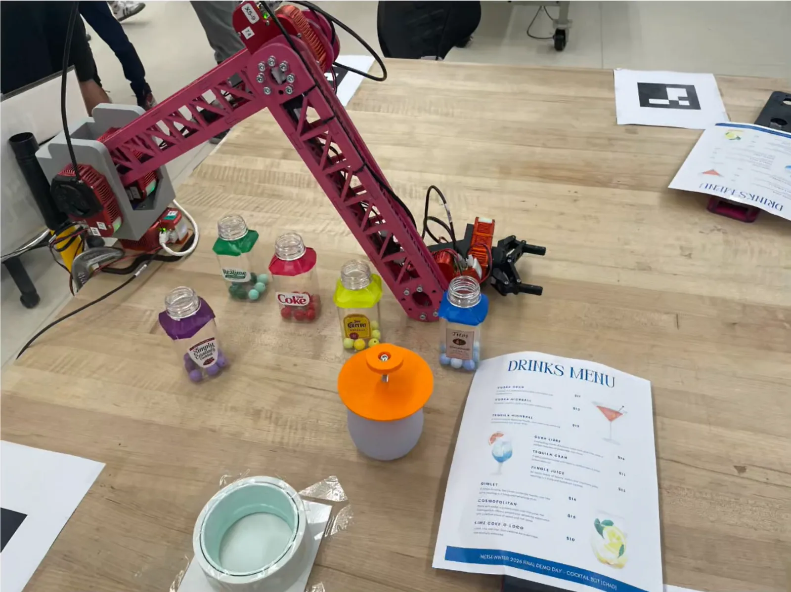 Cocktail Bot (Robotic Arm Project)