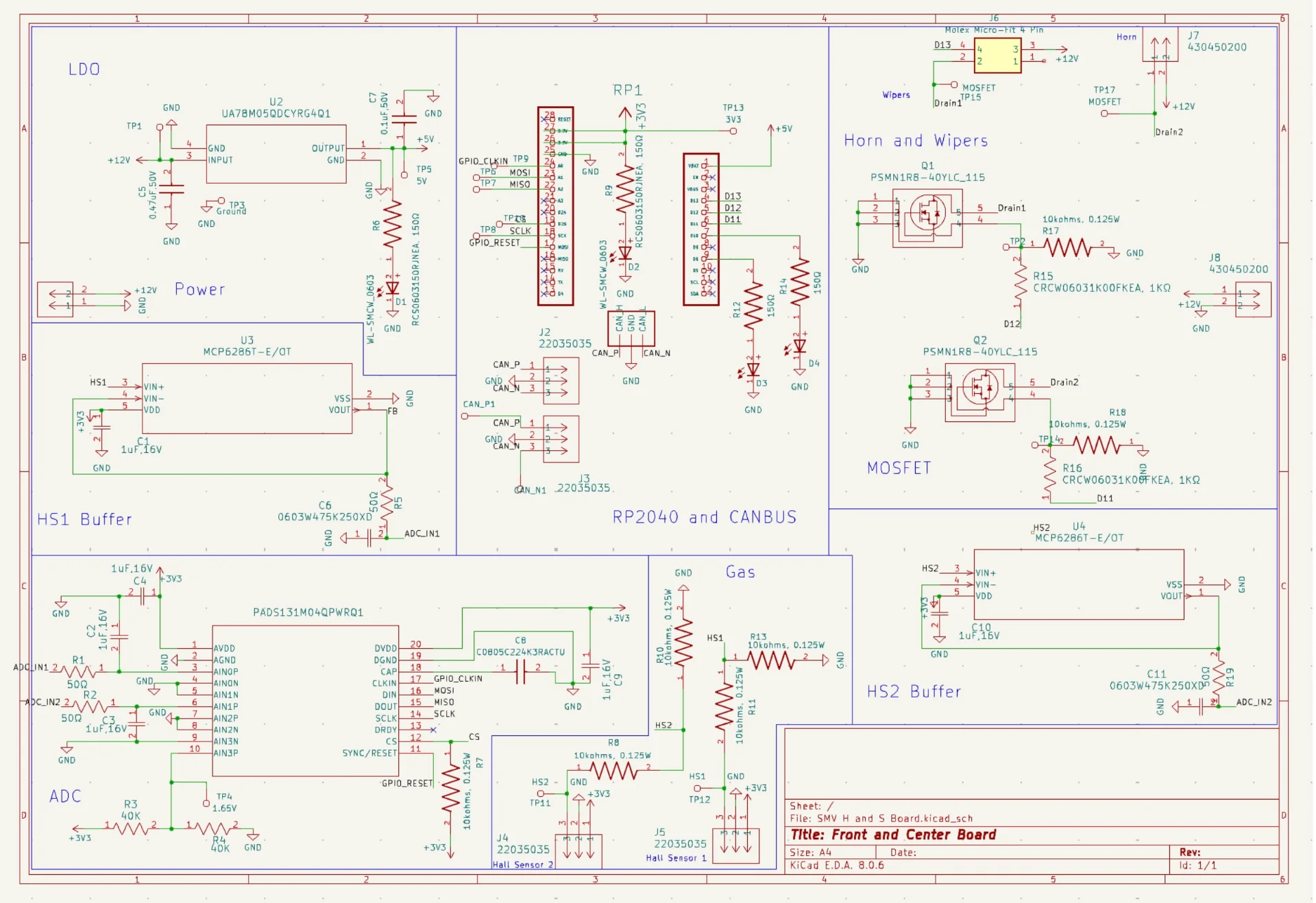 RP-2040-Based ECU for Hydrogen-Powered Vehicle